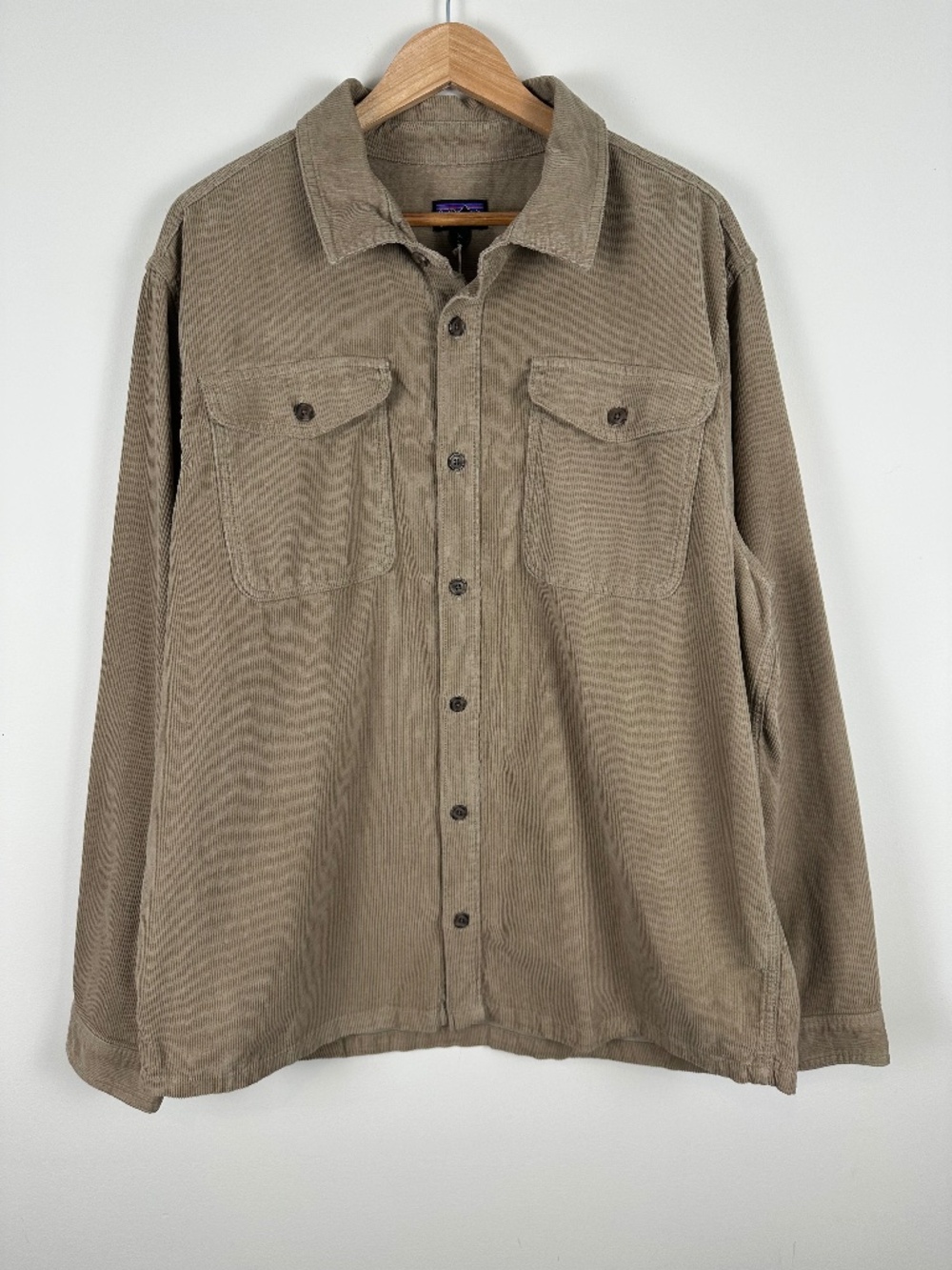 NWT Patagonia Men’s Corduroy Shirt XL Seabird Grey